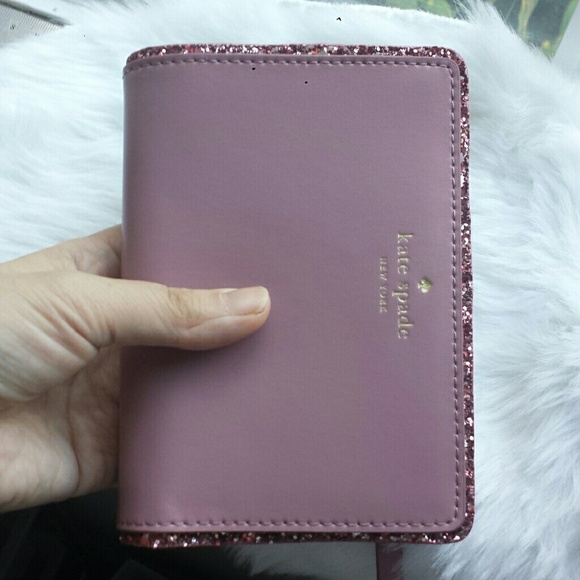 Kate Spade Tellie Seton Drive Glitter Pink Wallet - Picture 5 of 8